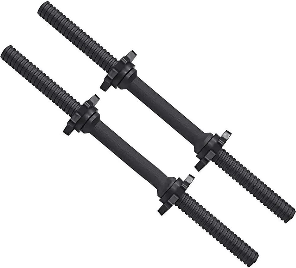 ENTURFIT Set de Pesas para Ejercicio Negro 70 lbs Kit Pesas Discos Barra Juego Mancuernas Pesas Barras Kit Pesas Disco Pesas para Barra Fitness Juego de Pesas Gym en Casa