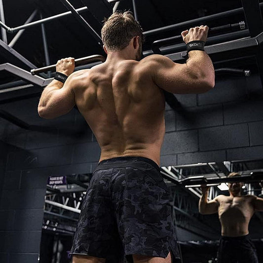 SKDK Correas de levantamiento de silicona antideslizante ,Straps Para Gym, Levantamiento de Pesas,muñequeras gym straps para gym mujer, hombres, levantamiento de pesas, culturismo, Xfit, entrenamiento de fuerza
