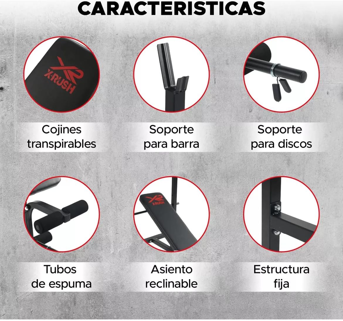Banca de Pesas Profesional 300 kg – 3 Niveles (Plano, Inclinado, Declinado) + Soporte para Piernas – Estructura de Acero Reforzado, Ideal para Press Banca y Abdominales