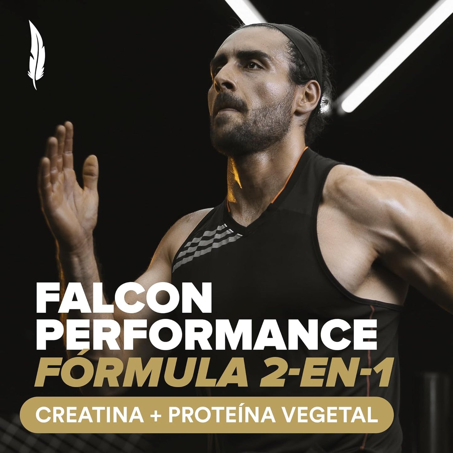 Birdman Falcon Performance Proteina Premium En Polvo, 30gr proteina, 3gr Creatina, 45 Porciones Sabor Golden Vanilla 1.9Kg