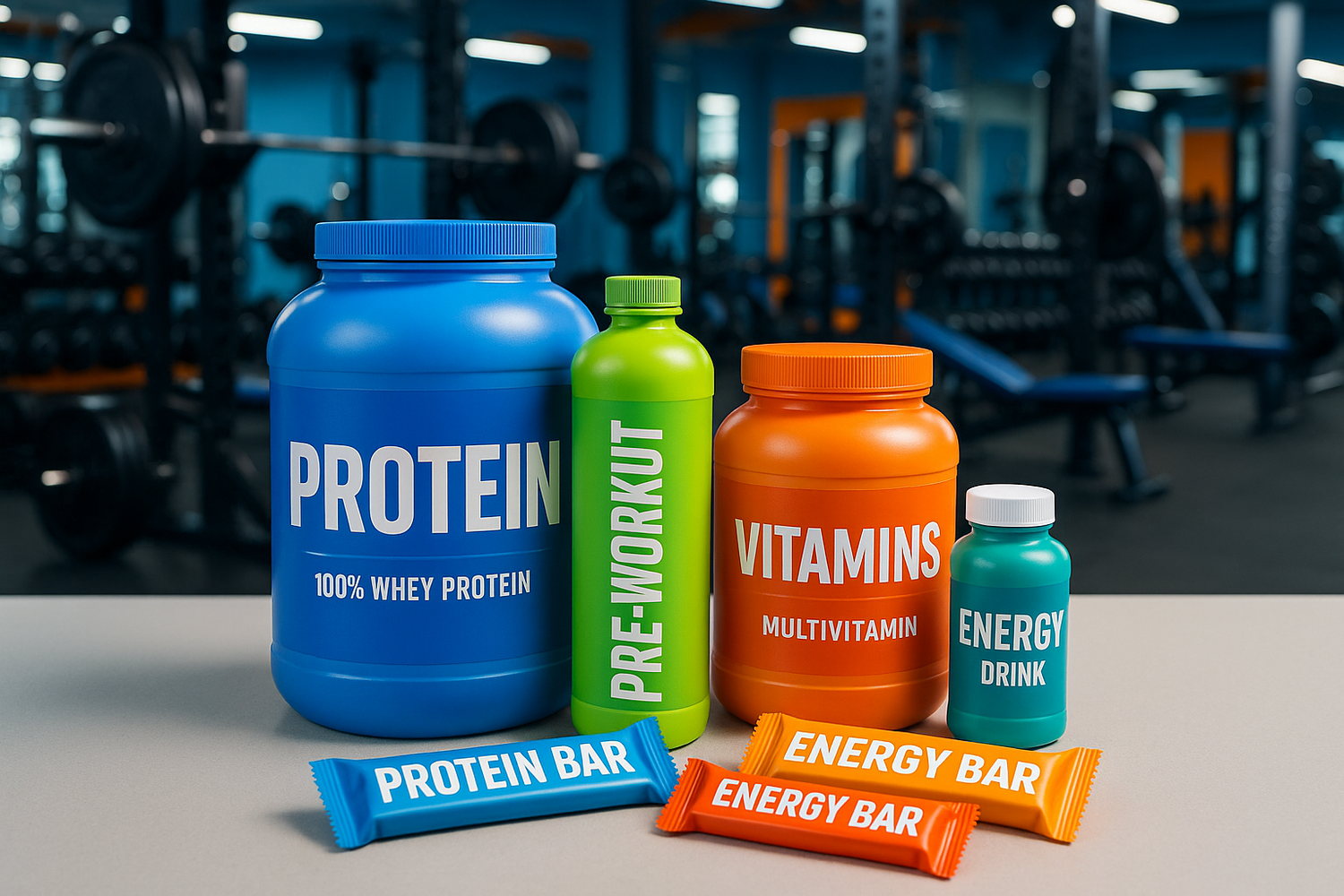 de gym y suplementos 
