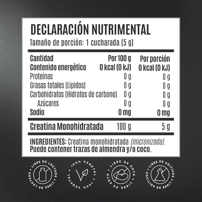 BIRDMAN Creatina Monohidratada de Alta Pureza En Polvo Sin Sabor, Preworkout, Alto Rendimiento | 90 Servicios | 450g.