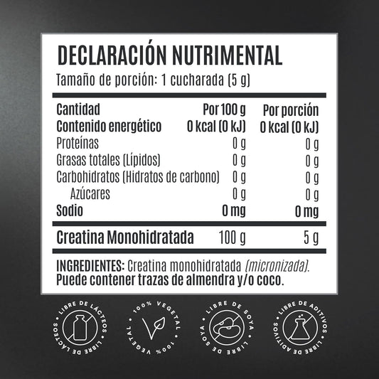 BIRDMAN Creatina Monohidratada de Alta Pureza En Polvo Sin Sabor, Preworkout, Alto Rendimiento | 90 Servicios | 450g.