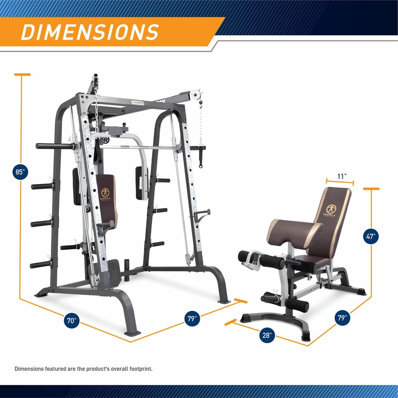 Marcy Jaula Smith Banco de Trabajo para Entrenamiento doméstico MD-9010G