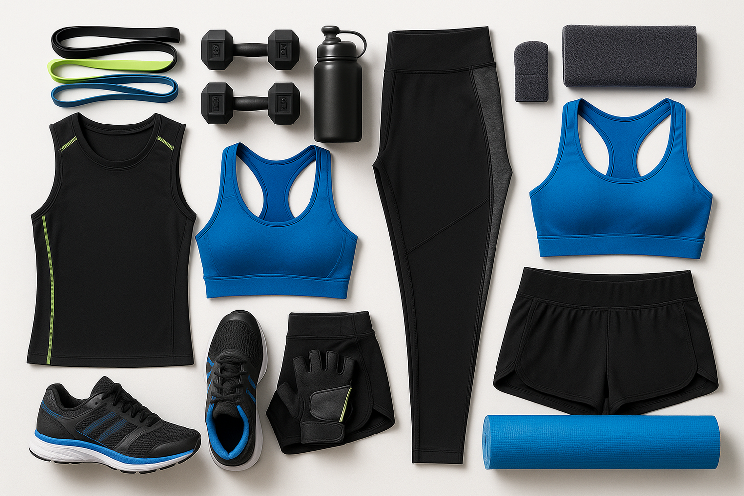 ropa deportiva de gym y accesorios 